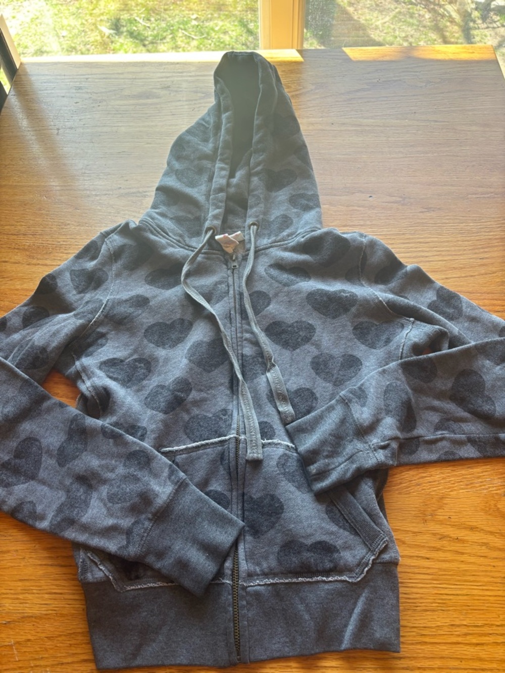 Vintage Y2K 2007 Throwback VS PINK Full Zip Sweater Size M
